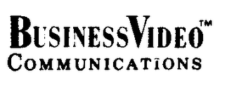 BUSINESS VIDEO COMMUNICATIONS logo