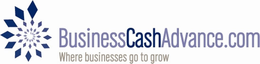 BUSINESSCASHADVANCE.COM WHERE BUSINESSES GO TO GROW logo