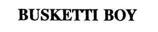 BUSKETTI BOY logo