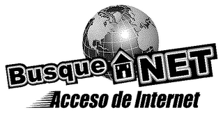 BUSQUENET-TRANSLATES TO LOOKFORNET IN ENGLISH logo