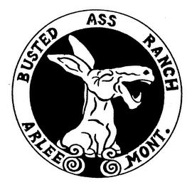 BUSTED ASS RANCH ARLEE MONT. logo