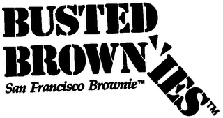 BUSTED BROWNIES SAN FRANCISCO BROWNIE logo
