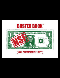 BUSTED BUCK NSF (NON SUFFICIENT FUNDS) ONE DOLLAR 1 THE UNITED STATES OF AMERICA WASHINGTON, D.C. ONE 12 logo