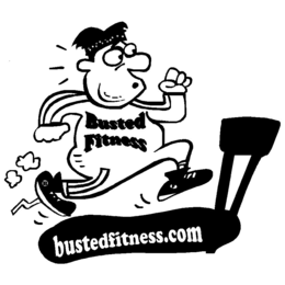 BUSTED FITNESS B F BUSTEDFITNESS.COM logo
