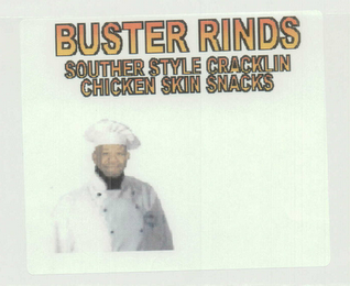 BUSTER RIND'S SOUTHERN STYLE CRACKLIN CHICKEN SKIN SNACKS logo
