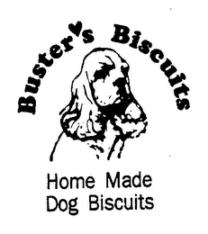 BUSTER'S BISCUITS HOME MADE DOG BISCUITS logo