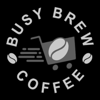 BUSY BREW COFFEE logo