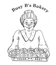 BUSY B'S BAKERY TEXAS BEST logo