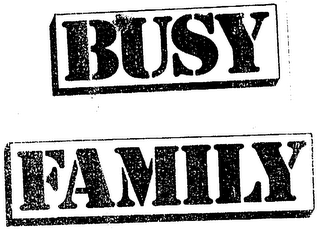 BUSY FAMILY