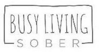 BUSY LIVING SOBER logo