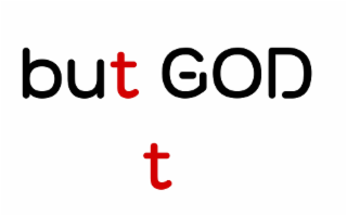 BUT GOD logo