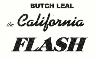 BUTCH LEAL THE CALIFORNIA FLASH logo