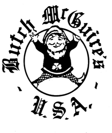 BUTCH MCGUIRE'S U.S.A. logo