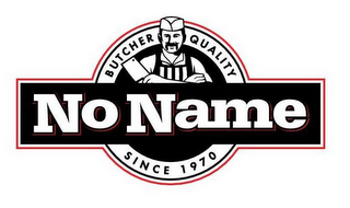 BUTCHER QUALITY NO NAME SINCE 1970 logo