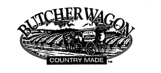 BUTCHER WAGON COUNTRY MADE logo