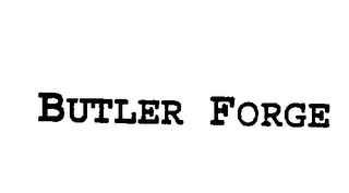 BUTLER FORGE logo