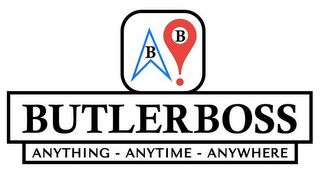 BUTLERBOSS ANYTHING - ANYTIME - ANYWHERE B B logo