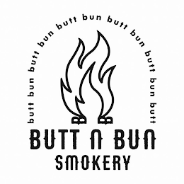BUTT BUN BUTT BUN BUTT BUN BUTT BUN BUTT BUN BUTT BUTT N BUN SMOKERY logo
