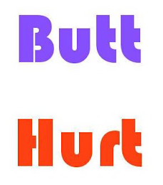 BUTT HURT logo