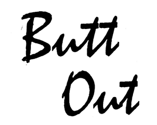 BUTT OUT logo