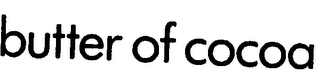 BUTTER OF COCOA logo