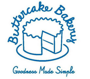 BUTTERCAKE BAKERY GOODNESS MADE SIMPLE logo