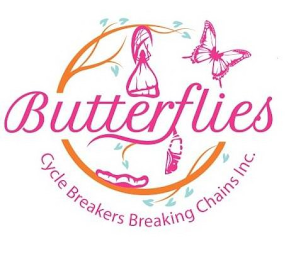 BUTTERFLIES CYCLE BREAKERS BREAKING CHAINS INC. logo
