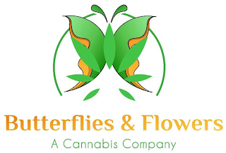 BUTTERFLIES & FLOWERS A CANNABIS COMPANY logo