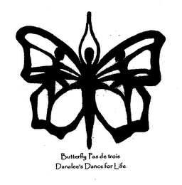 BUTTERFLY PAS DE TROIS DANALEE'S DANCE FOR LIFE logo