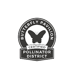 BUTTERFLY PAVILION CERTIFIED POLLINATOR DISTRICT logo