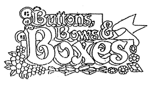 BUTTONS, BOWS & BOXES logo