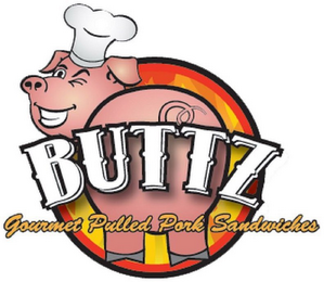 BUTTZ GOURMET PULLED PORK SANDWICHES logo