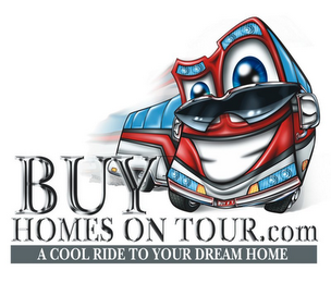 BUY HOMES ON TOUR.COM A COOL RIDE TO YOUR DREAM HOME logo