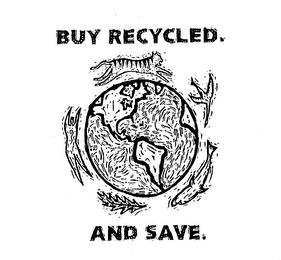 BUY RECYCLED AND SAVE. logo