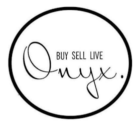 BUY SELL LIVE ONYX. logo