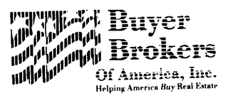 BUYER BROKERS OF AMERICA, INC. HELPING AMERICA BUY REAL ESTATE logo