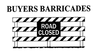 BUYERS BARRICADES ROAD CLOSED logo