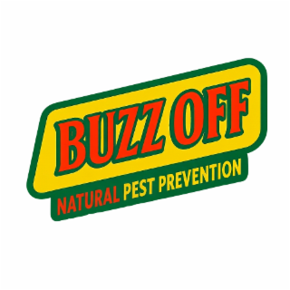BUZZ OFF NATURAL PEST PREVENTION logo