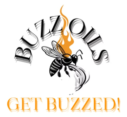 BUZZ OILS GET BUZZED! logo