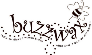BUZZWAX RUSTIC CANDLES FOR WOMEN & MEN WHAT KIND OF BUZZ DO YOU WANT? logo