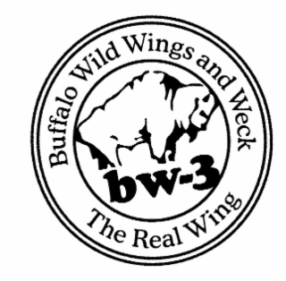 BW-3 BUFFALO WILD WINGS AND WECK THE REAL WING logo