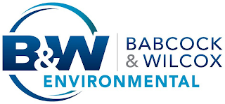 B&W BABCOCK & WILCOX ENVIRONMENTAL logo
