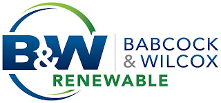 B&W BABCOCK & WILCOX RENEWABLE logo