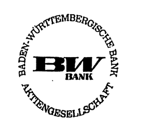 BW BANK BADEN-WURTTEMBERGISCHE BANK AKTIENGESELLSCHAFT logo