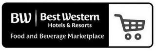 BW BEST WESTERN HOTELS & RESORTS FOOD AND BEVERAGE MARKETPLACE logo