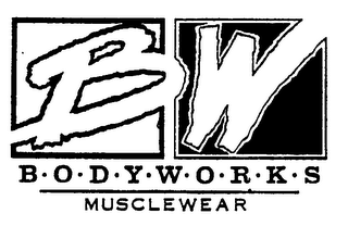 BW BODYWORKS MUSCLEWEAR logo