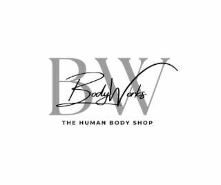 BW BODYWORKS THE HUMAN BODY SHOP logo