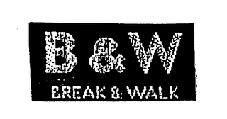 B&W BREAK & WALK logo