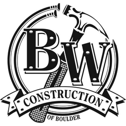 BW CONSTRUCTION OF BOULDER logo