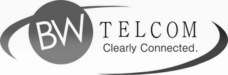BW TELCOM CLEARLY CONNECTED. logo